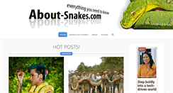 Desktop Screenshot of about-snakes.com