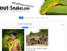 Tablet Screenshot of about-snakes.com